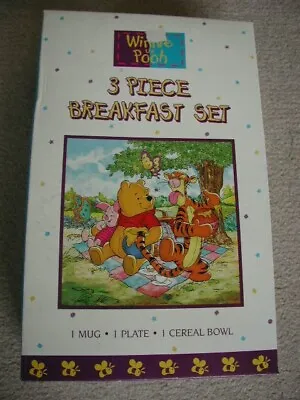 Buy Winnie The Pooh 3 Piece Breakfast Set From Staffordshire Tableware Ltd - New • 10£
