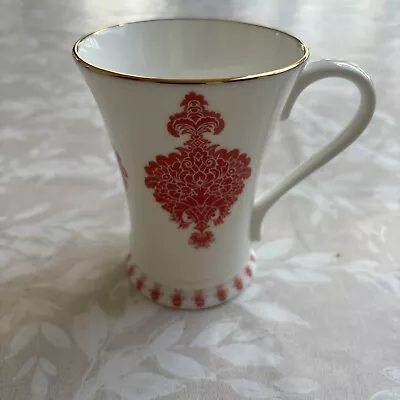 Buy Rare Design Laura Ashley Red & White Bone China Mug • 9.99£