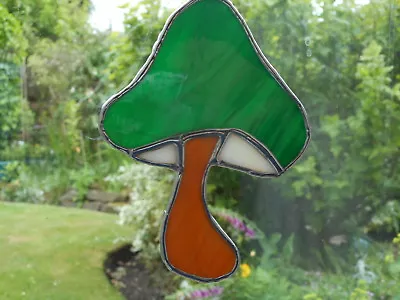 Buy Stained Glass Mushroom / Toadstool Suncatcher Or Wall Mount.  • 10£