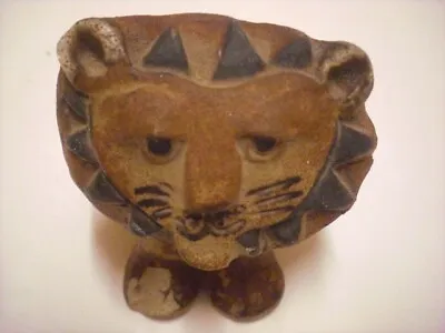 Buy Tremar Pottery Stoneware Adult Lion.Folk Art Cornwall. Animal. Handmade Vintage • 14.99£