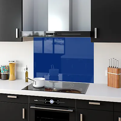 Buy Kitchen Glass Splashback Toughened Tile Cooker ANY SIZE Various Colours 75x50cm • 79.99£