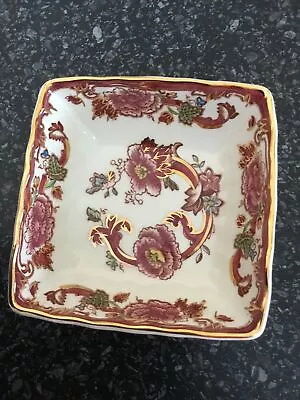 Buy Masons Red Mandalay Dish 4inch Square Great Condition • 4.50£