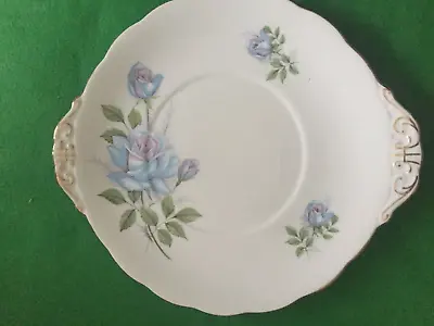 Buy Royal Standard Fine Bone China Serving Plate Flower Pattern  Blue Rose • 5£