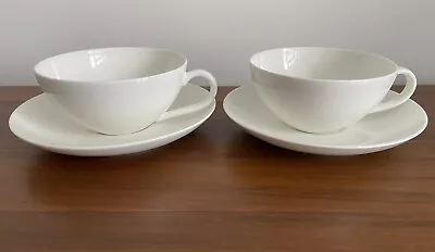 Buy 2x Villeroy & Boch Anmut Wide-Mouth Low Cup & Saucer • 14£
