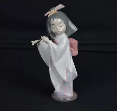 Buy LLADRO Geisha Girl Playing Flute Figurine #6150 Spain   (3JL10948) • 147.54£