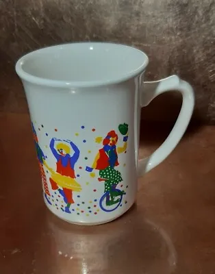 Buy Clowns Mug Staffordshire Kiln Craft Coffee/Tea Mug (Design - Panache) Retro  • 12£