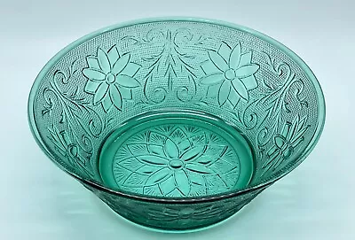 Buy Vintage Tiara By Indiana Glass Serving Bowl Sandwich Spruce Green • 18.24£