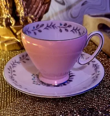 Buy Vintage Royal Stafford Merlin Ware Vogue Tea Cup Plate Set Pink Rare • 4.99£