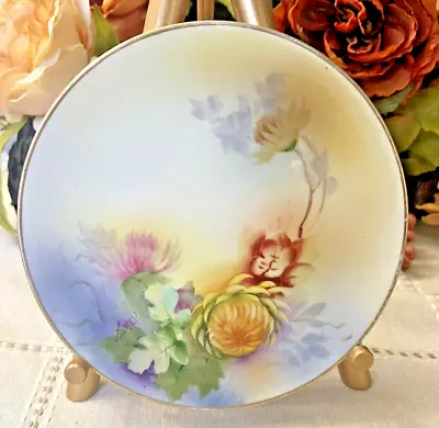 Buy Vintage Noritake Hand Painted Floral Plate 6 Inches • 11.37£
