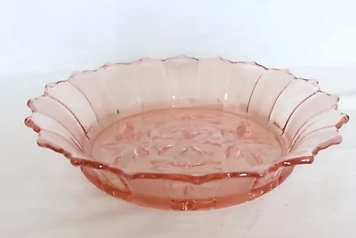 Buy Art Deco Pink Glass 'Worcester' Dish By Sowerby • 10.99£