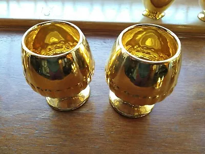 Buy Vintage Royal Winton Grimwades Gold Goblet • 12.50£