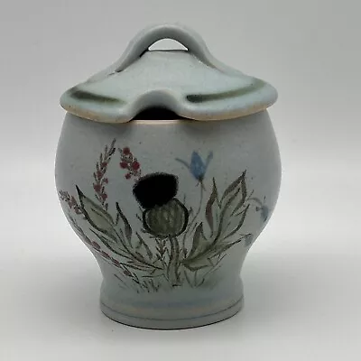 Buy Buchan Pottery Thistleware Jam Jelly Sugar Pot Lid Jar Bowl Scotland 218 • 27.50£