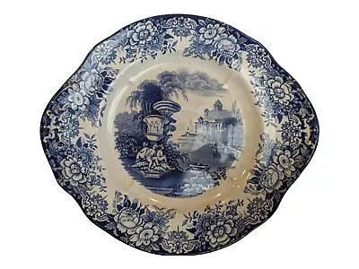 Buy 19th Century John Ridgeway Ironstone China Blue & White Plate • 49.99£