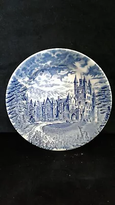Buy Vintage Unicorn Tableware Dish Bowl Blue & White Castle Design 12cms • 1.99£