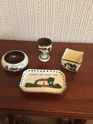 Buy Collection Of Dartmouth Pottery, Motto Ware • 5.99£