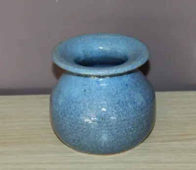 Buy Porthleven Studio Pottery Blue Vase By Graham Fern Cornwall • 15£