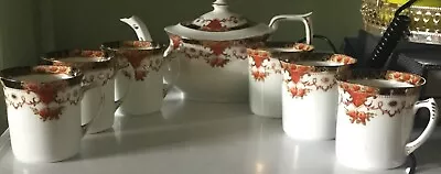 Buy Vintage Sutherland China Teapot And Cups • 15£