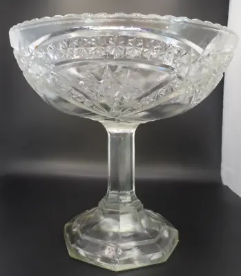 Buy Stunning Vintage Cut Crystal Glass Fruit Bowl For Collectors And Users Alike. • 3.99£