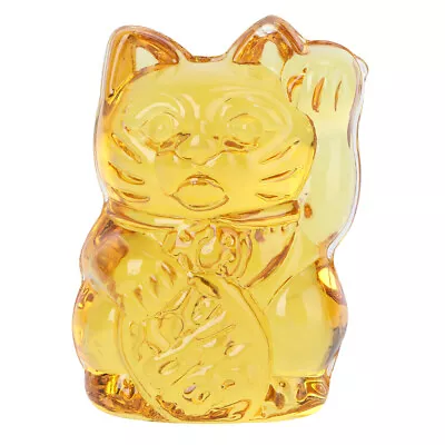 Buy Lucky Cat Crystal Statue For Home & Car Decor • 10.69£