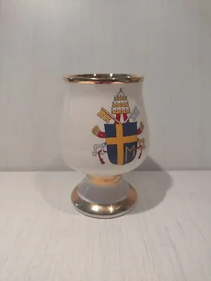 Buy Prinknash Pottery Chalice Cups Commemorating 1982 Visit Pope John Paul Ii • 4.99£