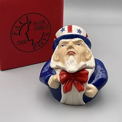 Buy ❤️ A Gorgeous ‘kevin Francis’ Highly Collectable ‘uncle Sam’ Face Pot! New! ❤️ • 20£