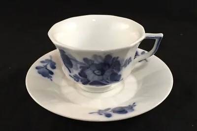 Buy Royal Copenhagen Fine China Blue Flowers Pattern Demitasse Cup & Saucer 8608 • 14.18£