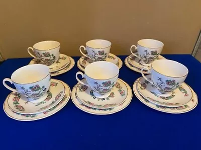 Buy 6 Vintage Mayfair  Indian Tree Tea Cup Saucer & Side Plates Excellent Condition • 30£