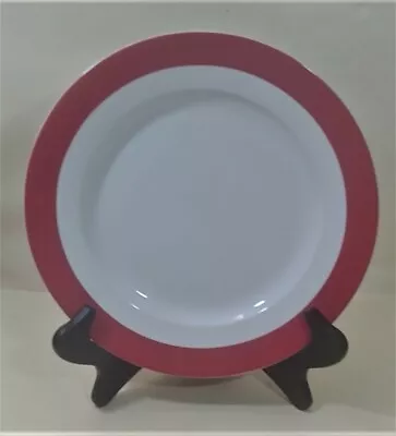 Buy DINNERWARE: Martha Stewart Collection Classic Band Red -11 1/2 In Dinner Plate • 20.87£
