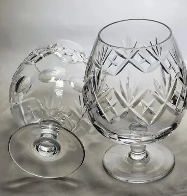 Buy 4 ROYAL DOULTON LEAD CRYSTAL BRANDY GLASSES, Georgian Pattern - Perfect  • 17.99£