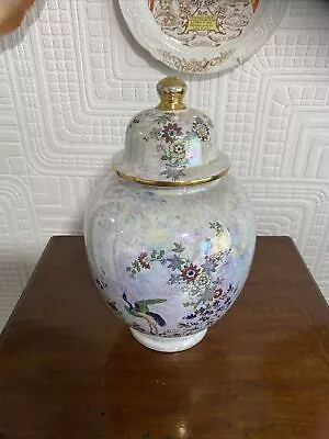 Buy Beautiful Large Wilton Ware Lustre Lidded Vase • 30£