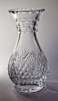 Buy Royal Brierley Heavy Cut Crystal Vase - York - 6.5  Signed • 15£