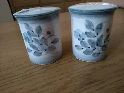 Buy The Jersey Pottery Free Hand Painted Floral Pattern Salt And Pepper Cruet Set • 10.99£