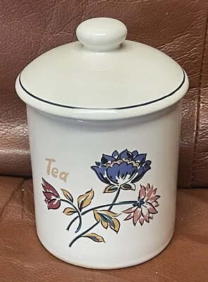 Buy Vintage CAMARGUE Pottery Tea Jar Pot Caddy The Boots Co 15cm Tall GREAT • 6.99£