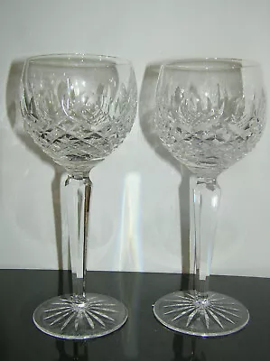 Buy Beautiful Pair Of Waterford Crystal Hock Wine Glasses Kenmare Clear  • 49.95£