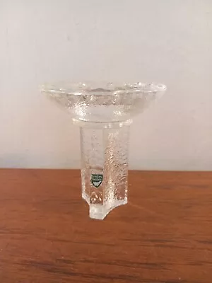 Buy Swedish Orrefors Crystal Olympic Torch Sculpture Tealight Holder 1980 Sarpaneva • 22£