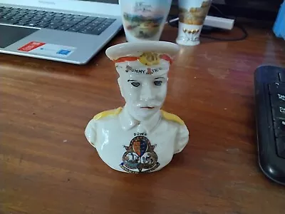 Buy Dover Crested Ware Bust Of Lord Kitchener Tommy Atkins Swan China For Local Shop • 18.50£