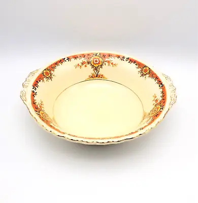 Buy Vintage Grindley Cream Orange Floral Ceramic Serving Decorative Bowl • 7£