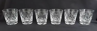 Buy 6 Webb Corbett Georgian Cut Glass Crystal Whiskey Whisky Tumbler Glasses - 6 Oz • 32£