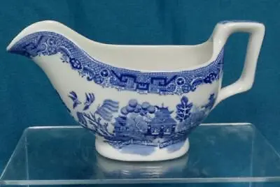 Buy Tams Blue And White Old Willow Sauce Boat • 15.95£