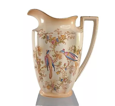 Buy Crown Ducal Ware Water Jug Birds & Butterfly Design A.G.R. & Co. Ltd England • 17.99£