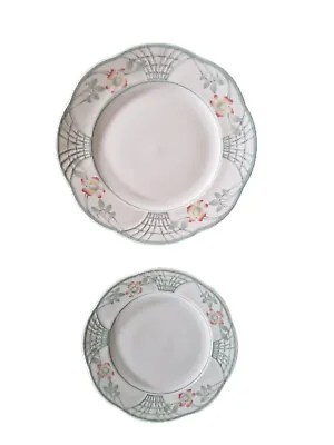 Buy Set Of 6 Vintage Villeroy & Boch Mettlach “ Cesto  Dinner Plates & Side Plates • 52£