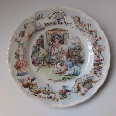 Buy  2001 Brambly Hedge By Royal Doulton  Rigging The Boat  16cm Bone China Plate • 30£