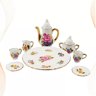 Buy Kids Tea Set - Adorable 8 Piece Miniature Teapot, Cup, And Dish Set • 11.75£