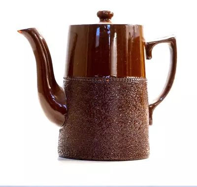 Buy Vintage Lovatts Langley Ware Coffee Pot  Brown 7  Tall • 4.99£
