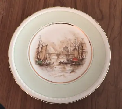 Buy Swinnertons Staffordshire London Docks 1830 Majestic Vellum Dinner Plate 1940 • 24.13£