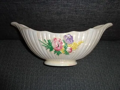 Buy Maling Lustre Ware Boat Shape Anemone Vase Bowl 'Constance Spry' Style, Ex Con • 8.99£