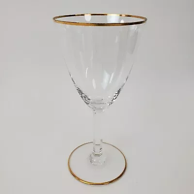 Buy Vintage Baccarat France Directoire Gold Rimmed Crystal Water Glass 6.5  • 57.53£