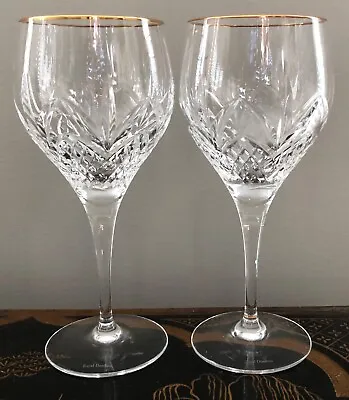 Buy Royal Doulton ASCOT GOLD Red Wine Glasses 2 • 38.41£