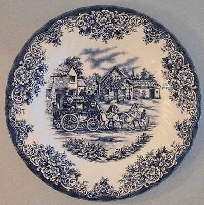 Buy Royal Stafford Fine Earthenware DINNER PLATE Horse Coach Carriage Vintage • 8.62£