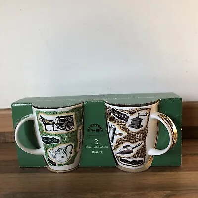 Buy Vintage Ringtons Boxed Set Of 2 Fine Bone China Tea Beakers Tea & Coffee Mug Set • 12.99£
